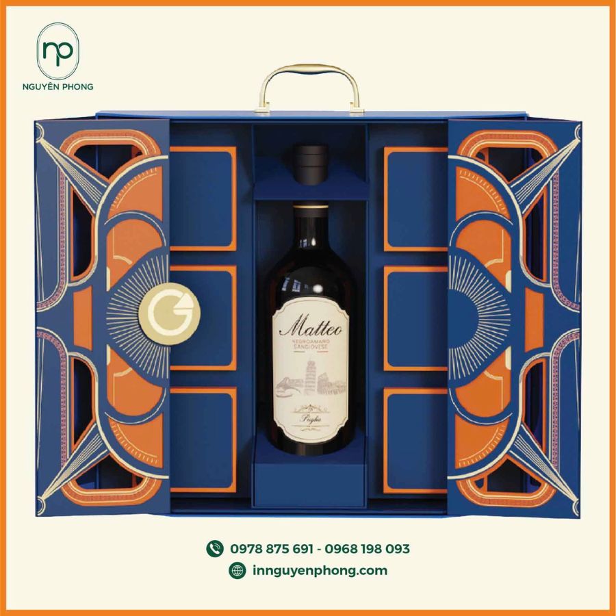 Hộp quà tết được gia công chỉn chu và in ấn đẹp mắt